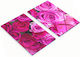 Tulup Schneidebrett Glas Rosa Set 52x30cm 2 Stück