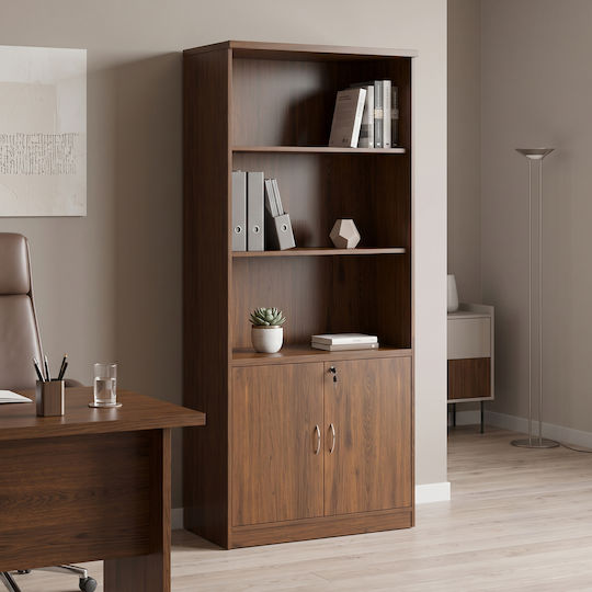 Βιβλιοθήκη Fesialo Καφέ 80x40x180εκ.
