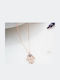 Heliophilia Silver Necklace From Pink Gold Plated Silver Pink