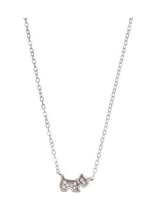 Senza Necklace Made of Silver