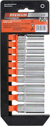Premium 1495 Ratchet With Sockets 1/4" 10 Pieces Premium 1495 Ratchet With Sockets 1/4" 10 Pieces