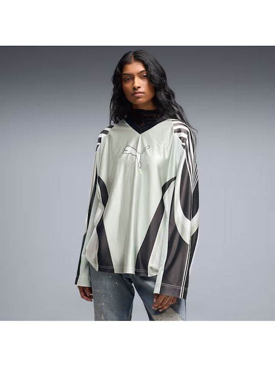 Glam Damen Bluse Grün