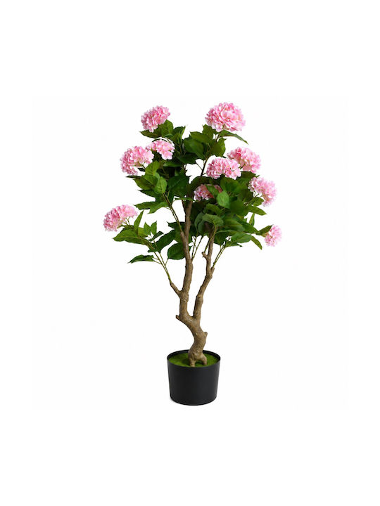 Hortensia Roz Artificială Plantă În Ghiveci 140cm 87222-2