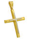 Senzio Belibasakis Male Gold Cross 14K with Chain