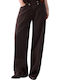 Women's Jeans Pants Straight Leg Brown