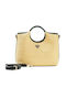 Kirsten Rattan Damen Satchel Tasche Schwarze