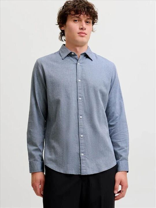 Jack & Jones Μακρυμάνικo Τζιν Πουκάμισο Faded D...