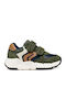 B Flexyper Kids Sneakers Anatomic with Hoop & Loop Closure Green