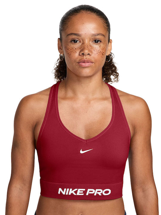 Dri-Fit Seamless Women's Athletic Sports Bra Burgundy