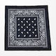 Bandana Paisley Black 70x70cm 13299-blk