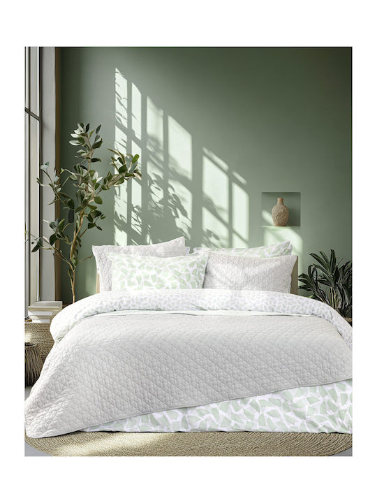 Nima Arden Coverlet Single Arden Grey Mint 160x...