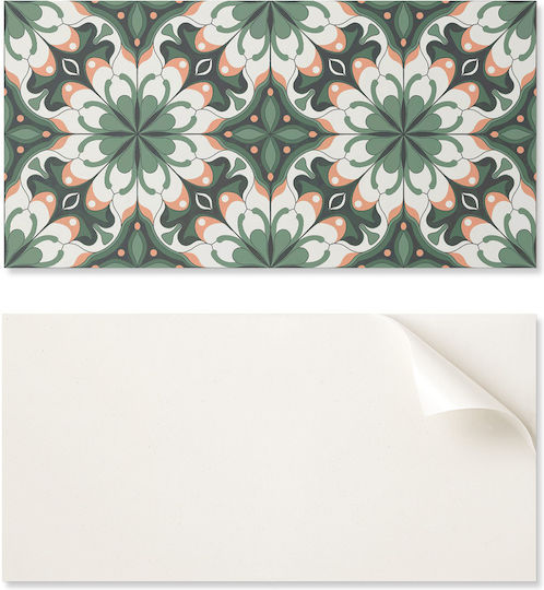 Wandsticker & Wandgemälde Vinyl Dekoration Küche Oder Badezimmer Elegantes Pflanzen Design 6x60x30 Stück