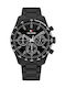 Tommy Hilfiger Hampton Men's Battery Watch with Black Metal Bracelet