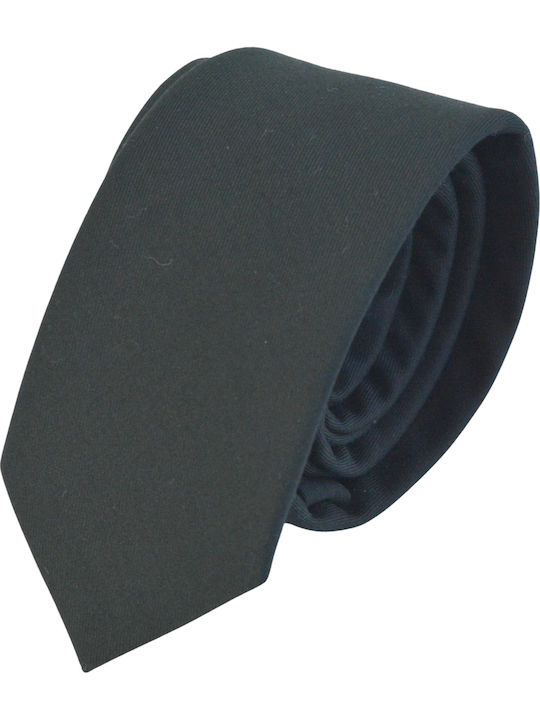 Herren Krawatte Seide Monochrom in Grün Farbe