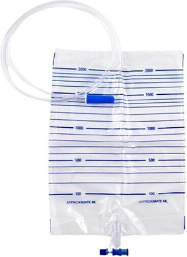 Alfashield Latex Ουροσυλλέκτης Κλίνης mit Κάνουλα 2000ml 1 Stück