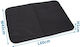 Nobleza Collapsible Katzenklo-Zubehör Fußmatte Schwarz 60x43cm