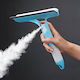 Window Cleaner 3 1 Built-In Sprayer – Sprays Scrubs Dries