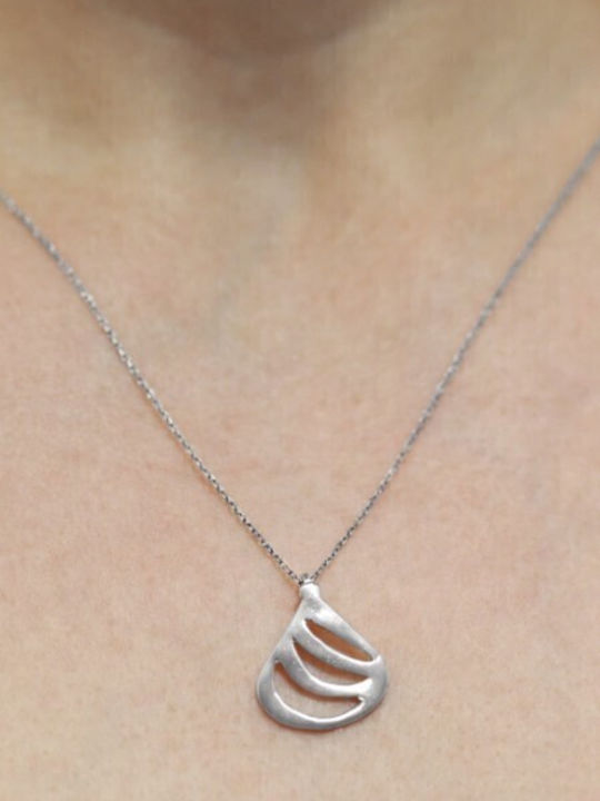 Moka Halskette aus Silber