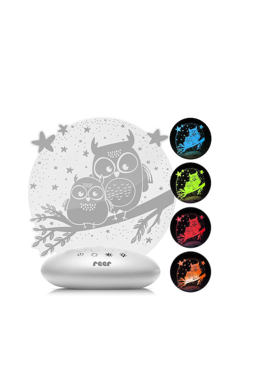 Reer Nursery Night Light LED Lumy Owl Power White