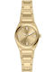 Fossil Trei Ceasuri Dama 27mm Baterie Cu Brățară Din Metal Auriu