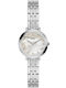 Fossil Trei Ceasuri Dama 26mm Baterie Cu Brățară Din Metal Argintie