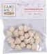 Hand Made Crafts Wooden Mushrooms 3cm 10 Pieces