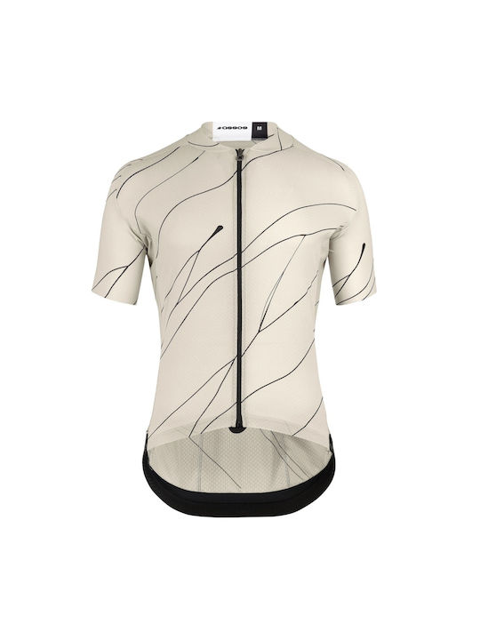Assos Tricou De Ciclism Pentru Bărbați Cu Mâneci Scurte Road Bike Bej