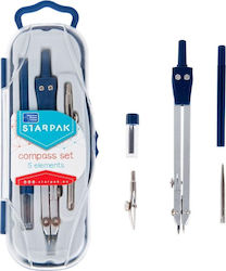 Starpak Metallic Marking Compass Blue