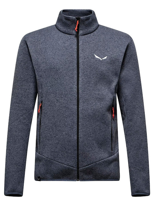 Salewa Polarlite Cardigan Bărbați Fleece Albastru
