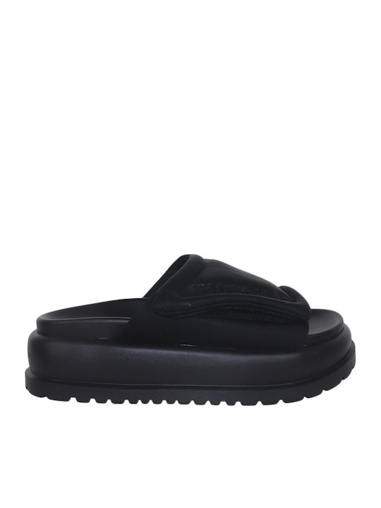Damen Flatforms Schwarz