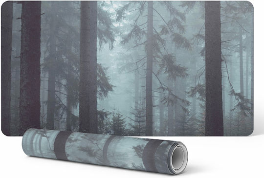 Suport Antiderapant Pentru Birou Misty Pădure Coniferă 90x45 Cm