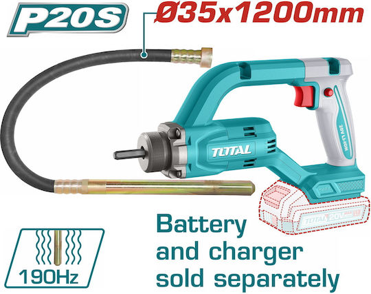 Total Δονητής Μπετόν Μπαταρίας με Ταχύτητα 2500rpm