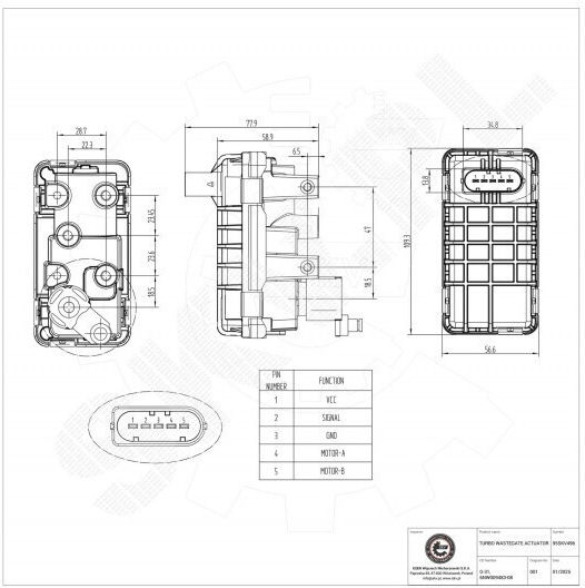 SKV Land Rover Freelander II Turbolader-Ventil
