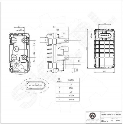 Βαλβίδα Στροβίλου Chevrolet Captiva Epica Opel Antara 4805337