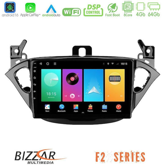 Bizzar Car Audio System for Opel Corsa / Adam Bluetooth USB WiFi GPS Apple CarPlay Android Auto with 9" Touch Screen