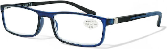 Optosquad Reading Glasses +3.00 In Blue Colour WG8735-2