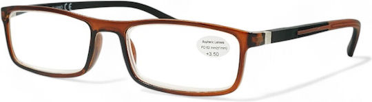 Optosquad Reading Glasses +2.75 In Brown Colour WG8735-3