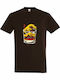 T-shirt Unisex " Great Wave Whiskey Japan Fanart " Chocolate