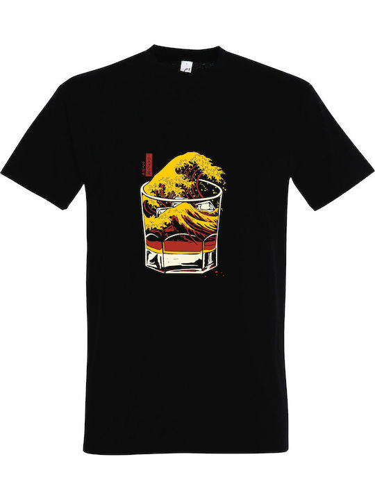 T-shirt Unisex " Great Wave Whiskey Japan Fanar...