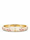 Women's Cuff Bracelet with Flower Design 6cm