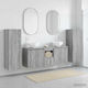 vidaXL Vanity Unit Without Sink W33xD34.5xH100cm Grey Sonoma