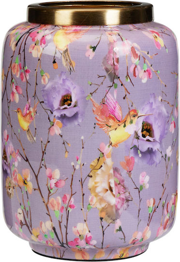 Dekorative Vase Lila Y30cm