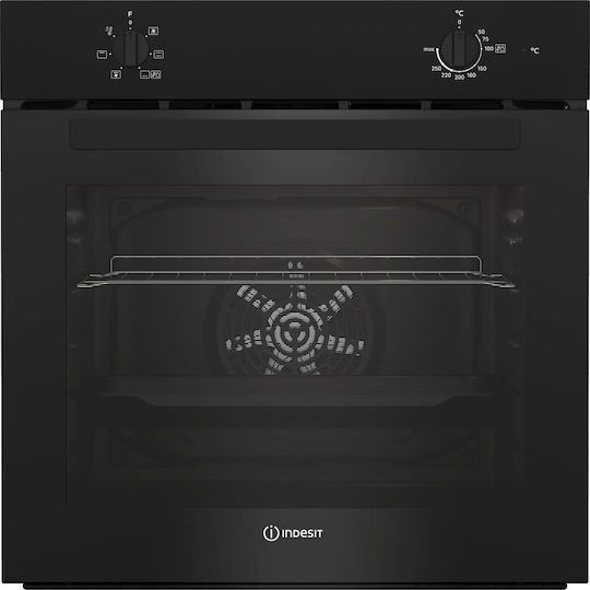 Indesit Фурна за плот 66 л Ш59.5 см Черна
