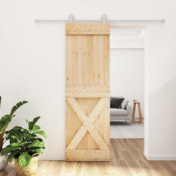 vidaXL Sliding Door Natural White 70 x 210 cm
