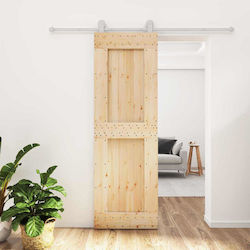 vidaXL Sliding Door Natural White 70 x 210 cm