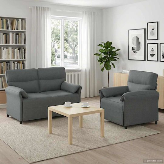 vidaXL Wohnzimmermöbel-Set 2-Sitzer & Sessel