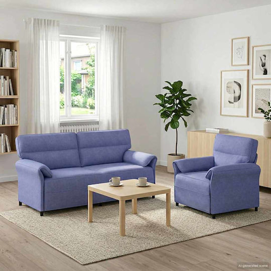 Living Room Furniture Set 2-Seater & Armchair