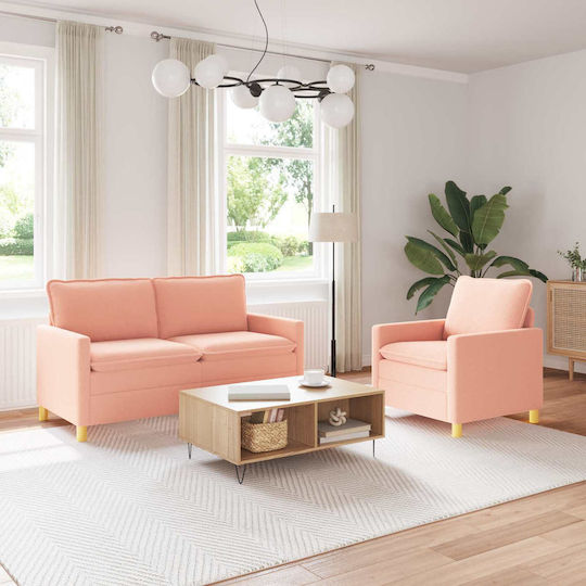 vidaXL Wohnzimmermöbel-Set 2-Sitzer & Sessel