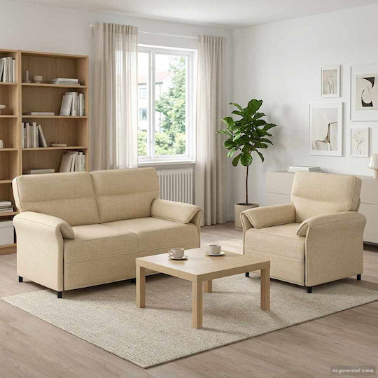 Living Room Furniture Set 2-Seater & Armchair