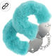 Shots Heavy Duty Handcuffs in Turquoise Color